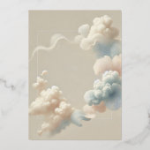 Etherische Bliss Folie Uitnodiging (Achterkant)