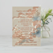 Etherische Bliss Folie Uitnodiging (Staand Voorkant)