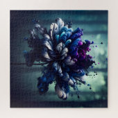 ETHERISCHE BLOEI: Abstracte Floral Art Legpuzzel (Horizontaal)