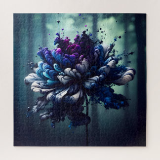 ETHERISCHE BLOEI: Abstracte Floral Art Legpuzzel