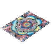 ETHERISCHE BLOEI: Abstracte Straling Notitieboek (Linkerzijde)