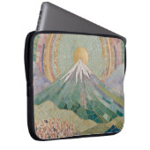 ETHERISCHE BLOEI: Pastel Mozaïek Vulkaan in het vo Laptop Sleeve (Voorkant Rechts)