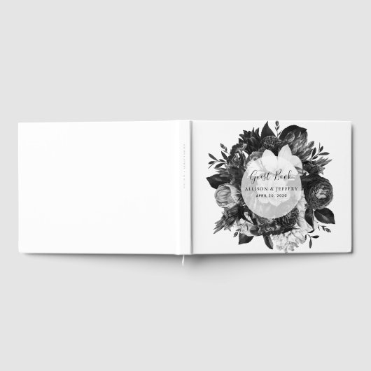 Etherische Bloemen Bruiloft Gastenboek (Volledig)
