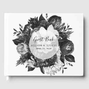 Etherische Bloemen Bruiloft Gastenboek