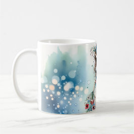Etherische Bloemenfee in Watercolor Droomlandschap Koffiemok