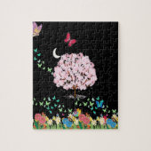 "Etherische bloesem" bloempuzzel Legpuzzel (Verticaal)