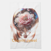 ETHERISCHE BLOESEM: Juweel van Betovering Theedoek (Verticaal)