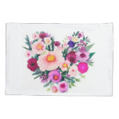 Etherische bloesems: een Vermeer-geïnspireerde Ode Kussensloop (Achterkant)