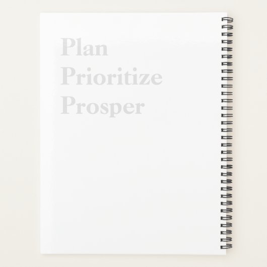 Etherische Blooms: Uw door Hydrangea ontworpen pla Planner (Achterkant)