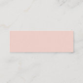 Etherische Blush Peach Bloemen Website RSVP Mini Visitekaartje (Achterkant)