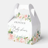 Etherische Blush Roze Rozen Baby shower Favor Box Bedankdoosjes (Achterkant)