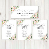 Etherische Blush Roze Rozen Bruiloft Hoofd Tafel T