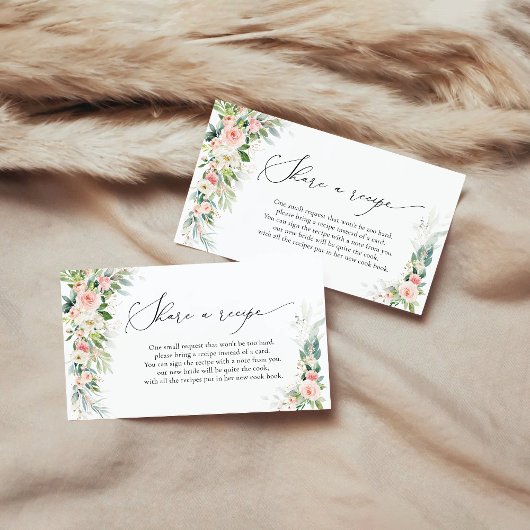 Etherische Blush Roze Rozen Recept Aanvraag Kaart