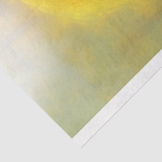 Etherische boom, Ballerina staand, Levendig geel Tissuepapier (Detail)