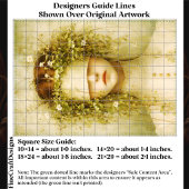 Etherische Botanische Blinddoek Vrouw FH6 Découpag Tissuepapier