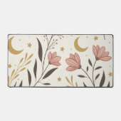 ETHERISCHE botanische maanverlichte patroon - Bloe Bureaumat (Voorkant)