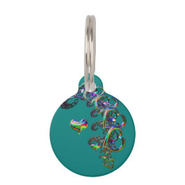 ETHERISCHE Cascade van Hearts Pet Bowl Huisdierpenning