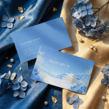Etherische Chinoiserie Blauwe Bloem Pagode Landsch