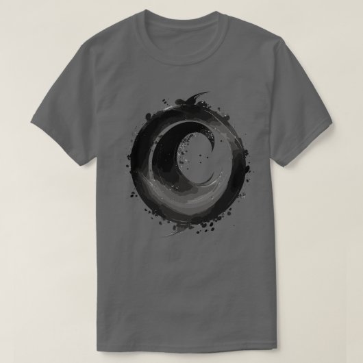 Etherische convergentie een opvallende zwarte magi t-shirt (Design voorkant)