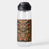 ETHERISCHE CYAAN "Aztec Dream" Hydratie Waterfles (Achterkant)