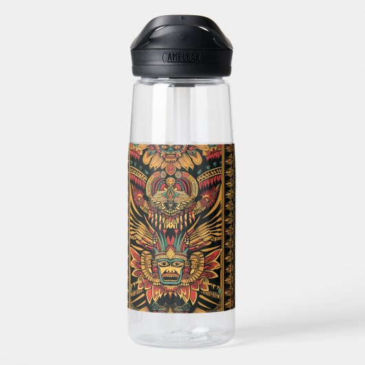 ETHERISCHE CYAAN "Aztec Dream" Hydratie Waterfles (Achterkant)