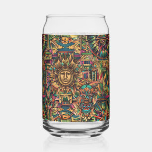 ETHERISCHE CYAAN "Levendig Historisch Embleem" Gla Blikvorm Glas