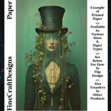 Etherische dame, sluier, ogen verduisterd CR9 Craf