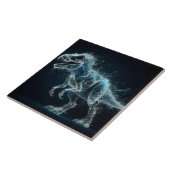 ETHERISCHE DINOSAURUS in een mystieke setting Tegeltje (Zijkant)