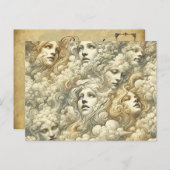 ETHERISCHE DRIFT - Gotisch Victoriaans Feestdagenkaart (Voorkant / Achterkant)