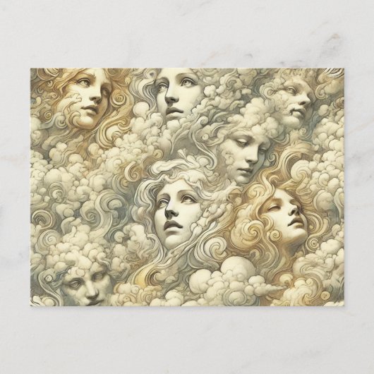 ETHERISCHE DRIFT - Gotisch Victoriaans Feestdagenkaart (Voorkant)