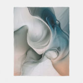 Etherische droomlandschap: rustig Abstract Fleece Deken (Voorkant)