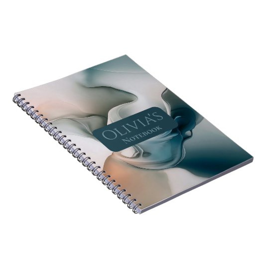 Etherische droomlandschap: rustig Abstract Notitieboek (Rechterzijde)