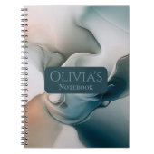 Etherische droomlandschap: rustig Abstract Notitieboek (Voorkant)