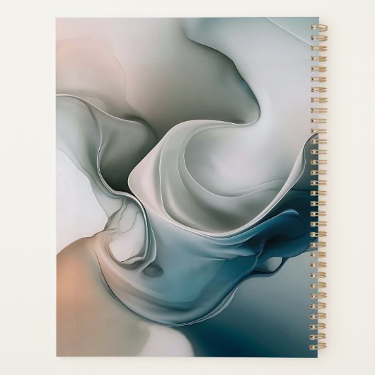 Etherische droomlandschap: rustig Abstract Planner (Achterkant)