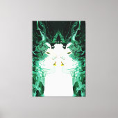 Etherische dualiteit – Surrealistische spiegelrefl Canvas Afdruk (Voorkant)