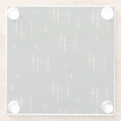 Etherische echo's glazen onderzetter (Achterkant)