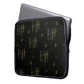 Etherische echo's laptop sleeve (Voorkant Links)
