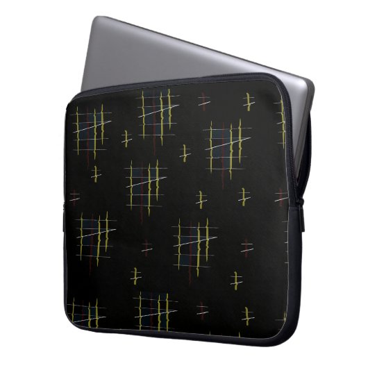 Etherische echo's laptop sleeve (Voorkant Links)