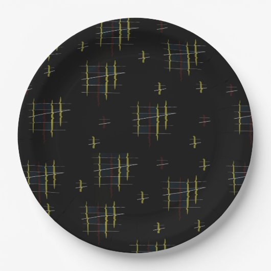 Etherische echo's papier Borden Papieren Bordje (Voorkant)