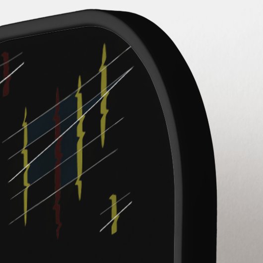 Etherische echo's pickleball paddle (Links Detail)