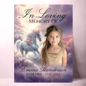 Etherische Eenhoorn Memorial Poster