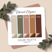 Etherische Elegantie Beige Ecru Waterverf Bruiloft Kaart