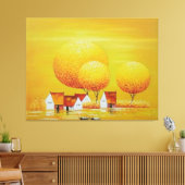 "Etherische elegantie" Canvas Afdruk (Insitu (Woonkamer))