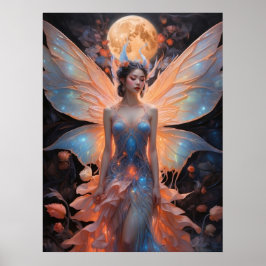Etherische Elegantie Fairy Poster