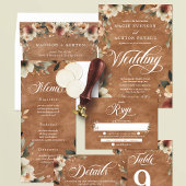 Etherische Elegantie Klei Lid Waterverf Bruiloft Kaart