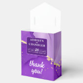 ETHERISCHE ELEGANTIE: Paarse Geode-geïnspireerde b Bedankdoosjes (Geopend)