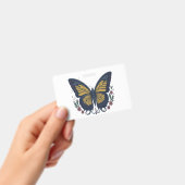 ETHERISCHE ELEGANTIE: Romantische Vlinder Badge (Handheld)