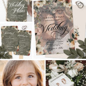 Etherische Elegantie Sage Whisper Waterverf Bruilo Kaart