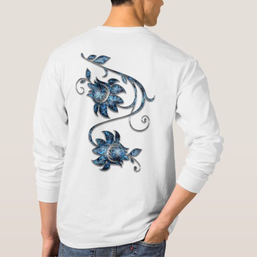 "Etherische elegantie T-shirt ontwerp" (Achterkant)