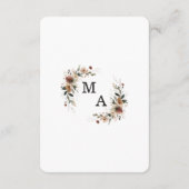 Etherische Elegantie Trouwjurk Code Kleur Palet Informatiekaartje (Achterkant)